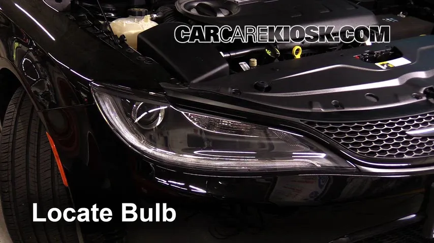 2016 Chrysler 200 S 3.6L V6 FlexFuel Éclairage Feu de jour (remplacer l'ampoule)